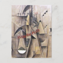 Max Weber Cubism絵画の複数形 ポストカード