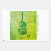 Max Zaxsterラッピング紙シートによるファーストバイオリン ラッピングペーパーシート (正面3)