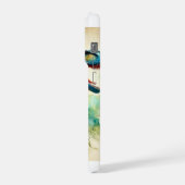 Maxakalisaurus in Watercolor 050824AREF106 - Water iPhoneケース (左側面)