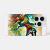 Maxakalisaurus in Watercolor 050824AREF106 - Water iPhoneケース (裏面横)