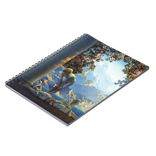 Maxfield Parrishの夜明け ノートブック (左側)