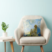 Maxfield Parrish著朝、 クッション (椅子)