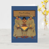 Maxfield Parrish著"プラムプディング"、 カード (黄色い花)