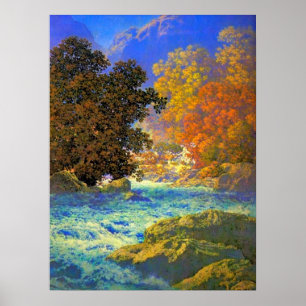 Maxfield Parrish —霧の多い朝 ポスター