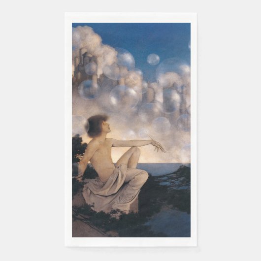 Maxfield Parrish Air Castles 1904 Vintage Fantasy (正面)