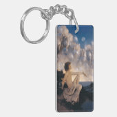 Maxfield Parrish Air Castles 1904 Vintage Fantasy  キーホルダー (正面左)