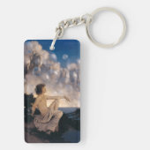 Maxfield Parrish Air Castles 1904 Vintage Fantasy  キーホルダー (裏面)