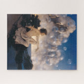 Maxfield Parrish Air Castles 1904 Vintage Fantasy ジグソーパズル (横)