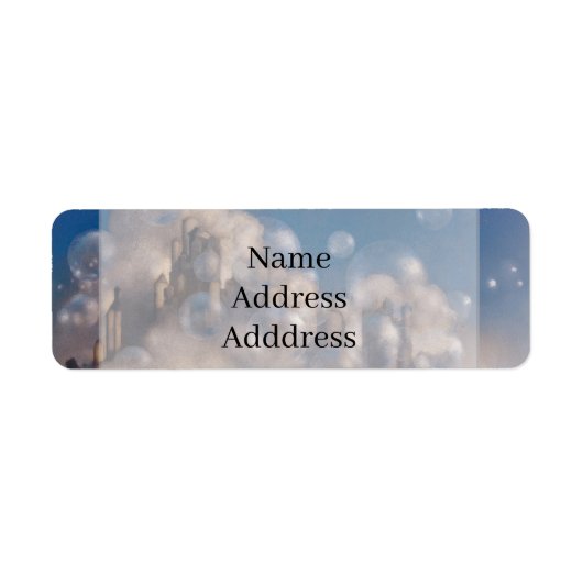 Maxfield Parrish Air Castles 1904 Vintage Fantasy  ラベル (正面)