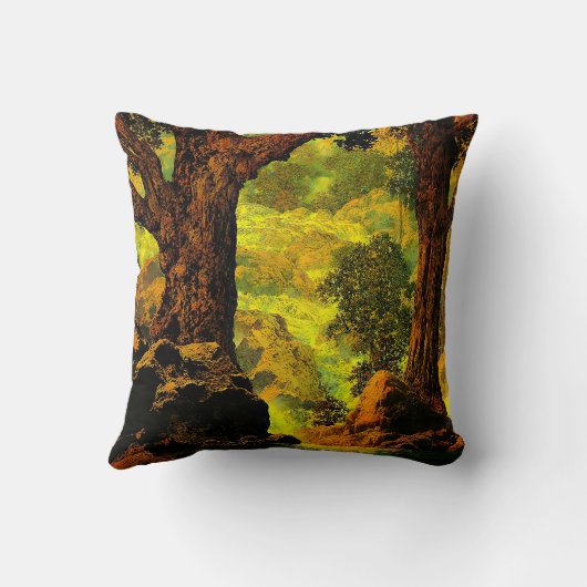 Maxfield Parrish art クッション (裏面)