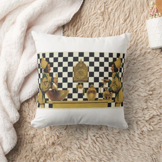 Maxfield Parrish art クッション (ブランケット)