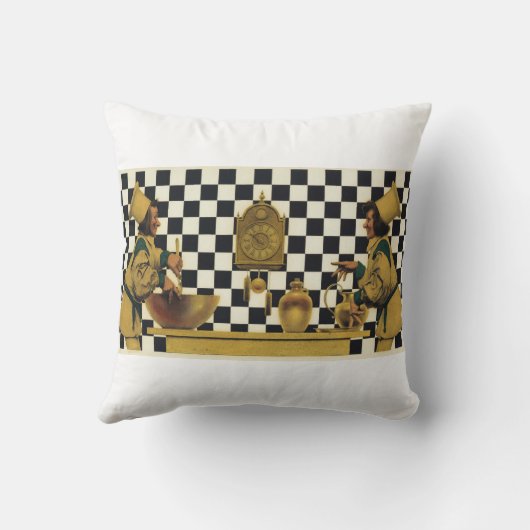 Maxfield Parrish art クッション (裏面)