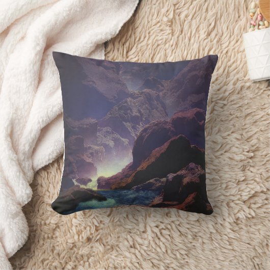 Maxfield Parrish art style クッション (ブランケット)