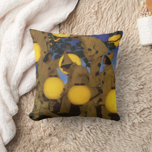 Maxfield Parrish art style クッション (ブランケット)