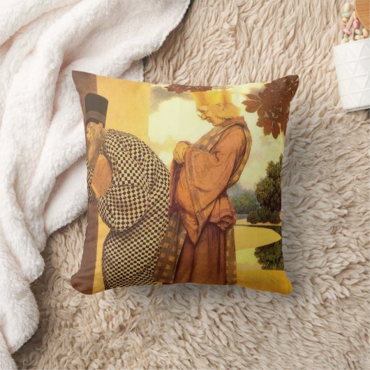 Maxfield Parrish art style クッション (ブランケット)