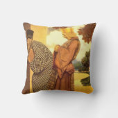 Maxfield Parrish art style クッション (裏面)