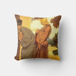 Maxfield Parrish art style クッション