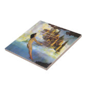 Maxfield Parrish Dinky鳥のヴィンテージの本 タイル (側面)