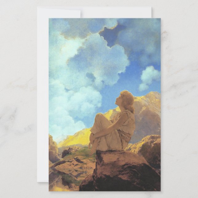 Maxfield Parrish Morning 1922 Cloud Blue Fine Art (正面)