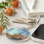 Maxfield Parrish Morning 1922 Cloud Blue Fine Art キーホルダー (正面右)