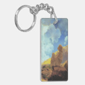 Maxfield Parrish Morning 1922 Cloud Blue Fine Art キーホルダー (正面左)