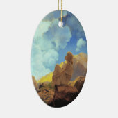 Maxfield Parrish Morning 1922 Cloud Blue Fine Art セラミックオーナメント (右)