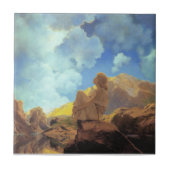 Maxfield Parrish Morning 1922 Cloud Blue Fine Art タイル (正面)