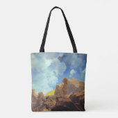 Maxfield Parrish Morning 1922 Cloud Blue Fine Art トートバッグ (裏面)
