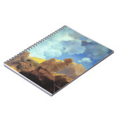 Maxfield Parrish Morning 1922 Cloud Blue Fine Art ノートブック (左側)