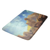 Maxfield Parrish Morning 1922 Cloud Blue Fine Art バスマット (アングル)