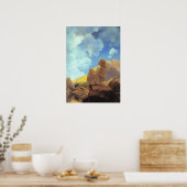 Maxfield Parrish Morning 1922 Cloud Blue Fine Art ポスター (キッチン)