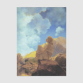 Maxfield Parrish Morning 1922 Cloud Blue Fine Art 薄葉紙 (正面)