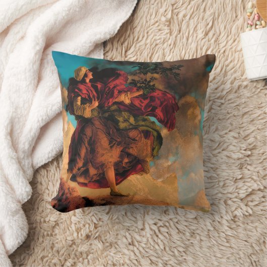 Maxfield Parrish painting クッション (ブランケット)