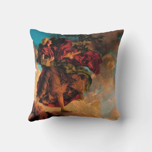 Maxfield Parrish painting クッション (裏面)