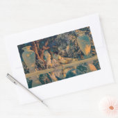 Maxfield Parrish The Garden of Allah 1918 Fine Art 長方形シール (封筒)