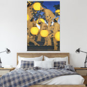 Maxfield Parrish, The Lantern Bearers (1908) キャンバスプリント (インサイチュ (寝室))