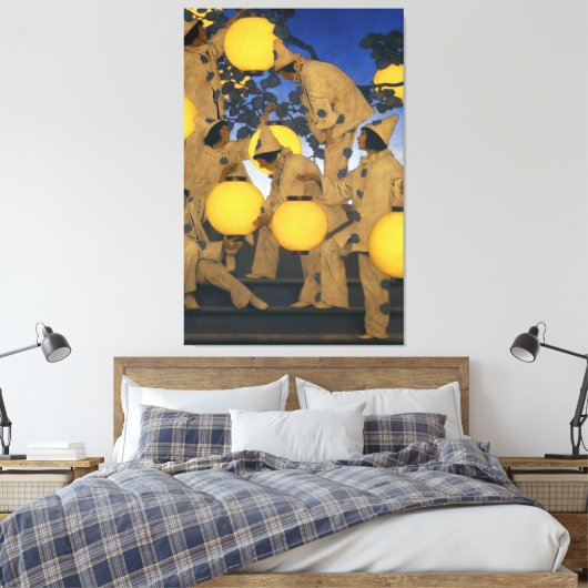 Maxfield Parrish, The Lantern Bearers (1908) キャンバスプリント (インサイチュ (寝室))