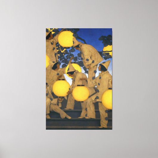 Maxfield Parrish, The Lantern Bearers (1908) キャンバスプリント (正面)