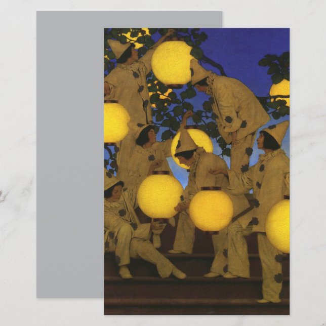 Maxfield Parrish The Lantern Bearers 1908 Vintage (正面/裏面)