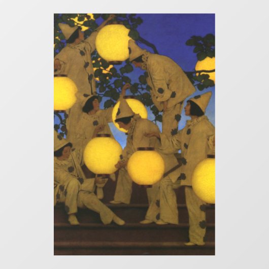 Maxfield Parrish The Lantern Bearers 1908 Vintage ウィンドウサイン (シート)