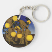 Maxfield Parrish The Lantern Bearers 1908 Vintage キーホルダー (裏面)