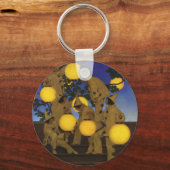 Maxfield Parrish The Lantern Bearers 1908 Vintage キーホルダー (正面)