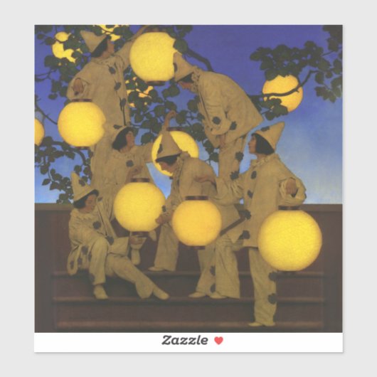 Maxfield Parrish The Lantern Bearers 1908 Vintage シール (シート)