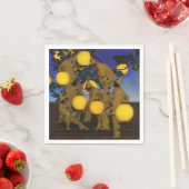 Maxfield Parrish The Lantern Bearers 1908 Vintage スタンダードカクテルナプキン (インサイチュ)