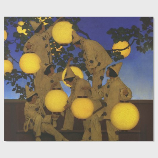 Maxfield Parrish The Lantern Bearers 1908 Vintage ラッピングペーパー (フラット)