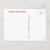 Maxfield Parrish-yのクリスマスの小妖精や小人 シーズンポストカード (裏面)