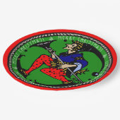 Maxfield Parrish-yクリスマス小妖精や小人（Cookieトレイ） ペーパープレート (アングル)