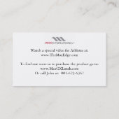 MaxGXLプロダクトカード 名刺 (裏面)