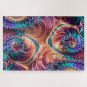 Maxi Puzzle mit Geschenkbox (Fraktal style 006) ジグソーパズル (横)
