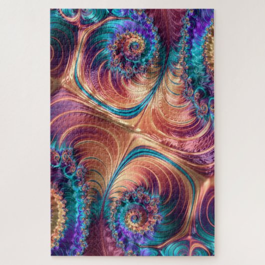 Maxi Puzzle mit Geschenkbox (Fraktal style 006) ジグソーパズル (縦)